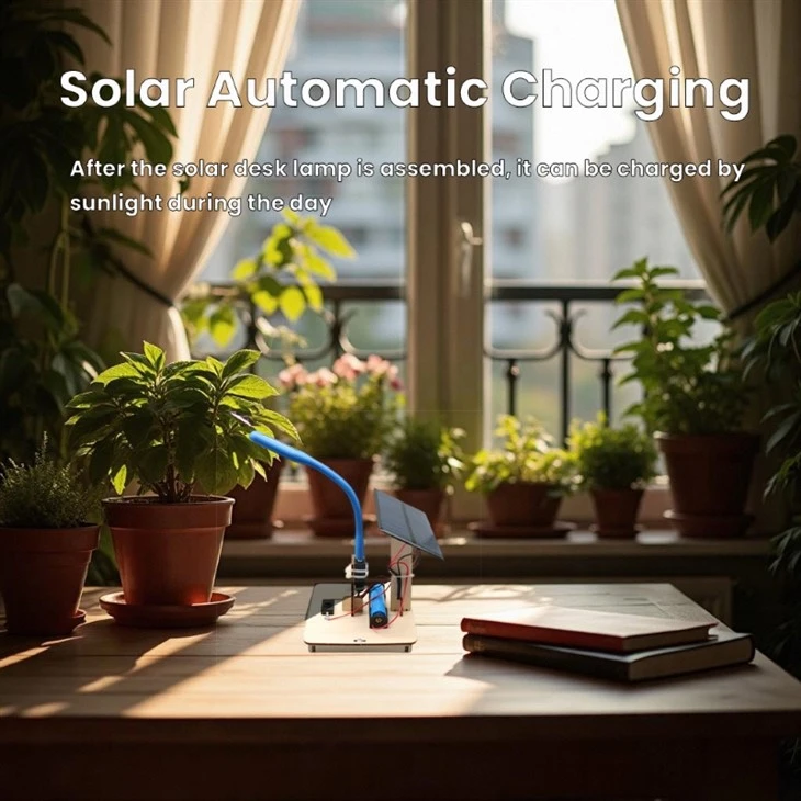 Solar Desk Lamp Stem Educational Toy