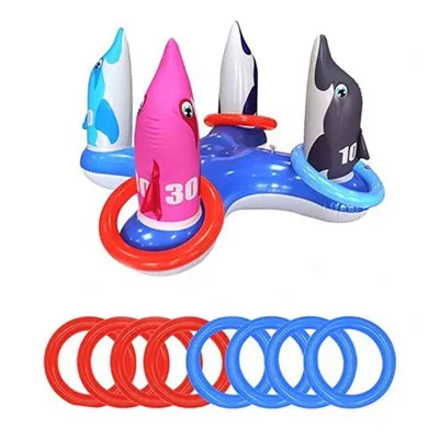 수영용 팽창식 링 던지기 게임 장난감